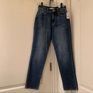 (nwt) pacsun mom jeans - dark blue